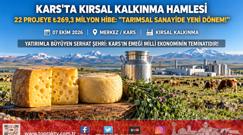 Serhat Şehri Kars’a Kırsal Kalkınma Can Suyu: 22 Dev Projeye ₺269,3 Milyonluk Yatırım Desteği İçin İmzalar Atıldı!..