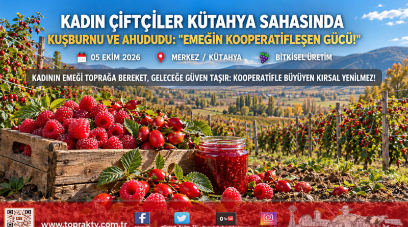 Eskişehirli Kadın Çiftçiler Kütahya’da Sahaya İndi: Kuşburnu, Ahududu ve Kooperatifçilik İncelemesi!…