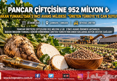 Pancar Üreticisine 952 Milyon ₺ Can Suyu: Bakan Yumaklı 5’inci Avans Ödemelerinin Hesaplara Aktarıldığını Açıkladı!…