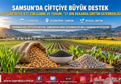 Samsun’un Üç İlçesinde Büyük Tohum ve Gübre Seferberliği: 1.757 Üreticiye 477 Ton Gübre ve Sertifikalı Tohum Dağıtıldı!…