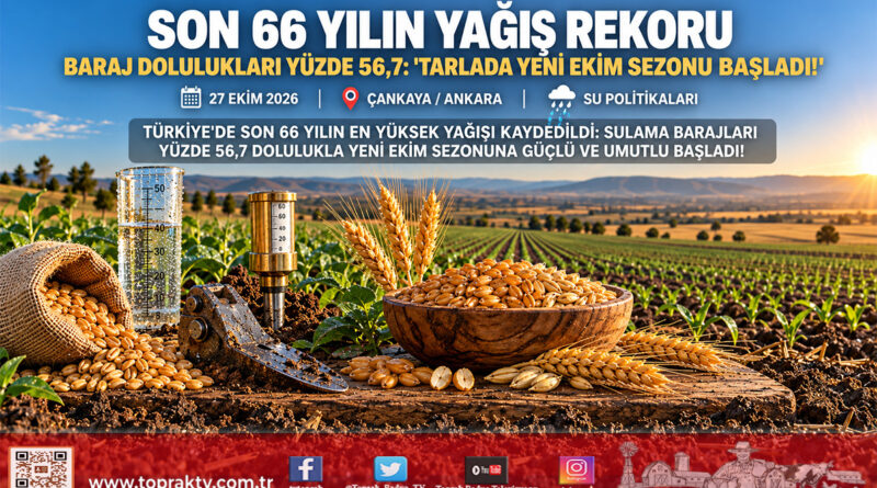 Son 66 Yılın En Yüksek Yağışı Kaydedildi: Barajlarda Doluluk Yüzde 56,7’ye Ulaştı, Yeni Sezon Umutla Başladı!…