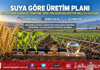 Bakan Yumaklı Roma’dan Dünyaya Seslendi: Suya Göre Üretim Planlanıyor, 25 Havzada Kuraklık Kalkanı Devrede!