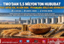 TMO Hububatta Piyasaya 5,5 Milyon Ton Ürün Arz Ediyor: Fiyat Artışı Yok, 1 Milyon Ton Yemlik Buğdaya 90 Gün Vade İmkanı!…