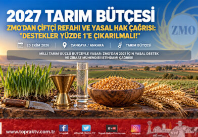 Ziraat Mühendisleri Odası’ndan 2027 Bütçesi Çağrısı: “Destekler Yasal Sınır Olan Yüzde 1’e Çıkarılmalı, Çiftçinin Borç Sarmalı Tasfiye Edilmelidir!”…